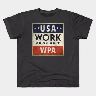 WPA - distressed Kids T-Shirt